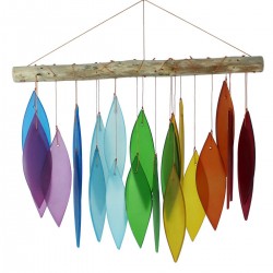 Carillon vert et bois Arc...