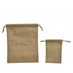 Sac cadeau toile naturel...