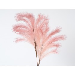 Branche plumes roses
