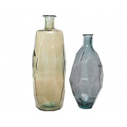 Vase verre recycle H59 Gris...