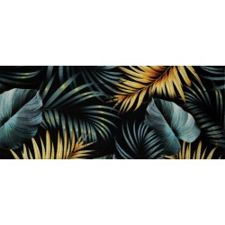 Tapis Boston Feuille Noir...