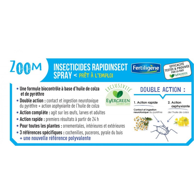 FERTILIGÈNE Insecticide polyvalent express RAPIDINSECT SPRAY Action ...
