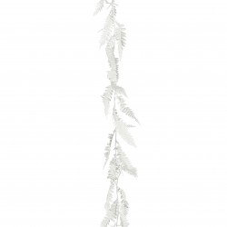 Guirlande Feuille Blanc En...