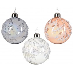 Boule Irisé Brindille Verre...