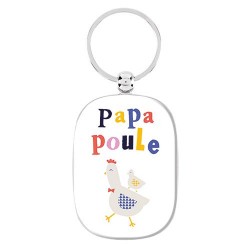 Porte-Clés Papa Poule...