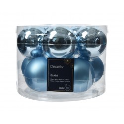 Boîte De Boule Bleu Glace...