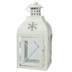 Lanterne Blanc 18X18X30 En...