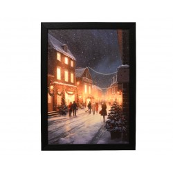Tableau Rue De Nuit Led En...