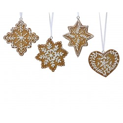 Suspension Flocon/Cœur Pain...