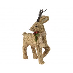 Cerf Jonc Naturel 11X22X31...