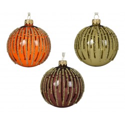 Boule Orange/Brun Ø8 En...
