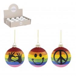 Boule Smile/Paix En Verre...