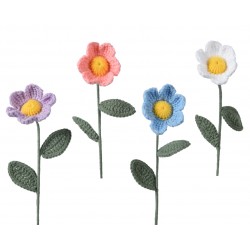 Tige De Fleurs Tricot En...
