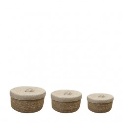 Set De 3 Paniers+Couvercle...