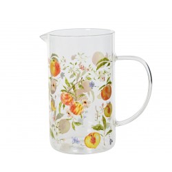 Carafe Pêches En Verre...