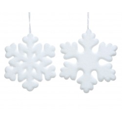 Flocon Neige Blanc En...