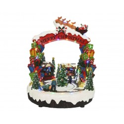 Scène Led Train Polyresine...