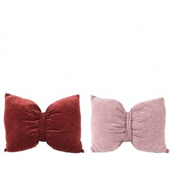 Coussin Forme Noeud Rose En...