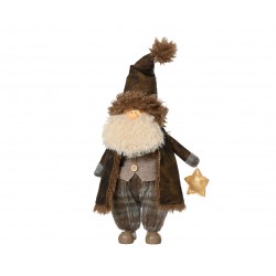 Père Noël Barbu Brun En...