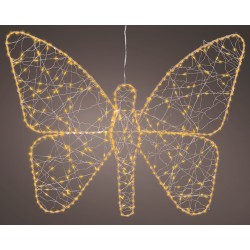 Papillon Led Or/Blanc...