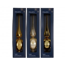 Cimier Décoré Or En Verre...