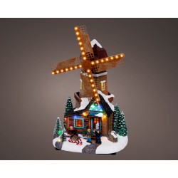 Moulin À Vent Led Blanc...