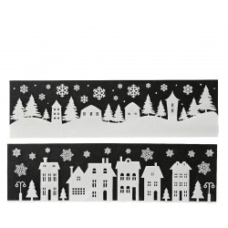 Vitrophanie Village Blanc...