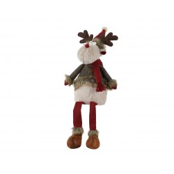 Cerf Étagère Rouge En...