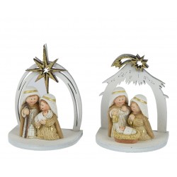 Crèche + Nativité Blanc En...