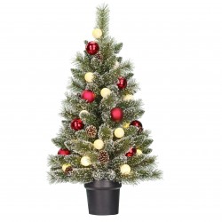 Sapin Pot Jute+Boule Led...