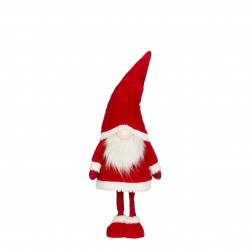 Gnome Bonnet Fourrure Rouge...