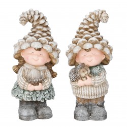 Garcon Pomme De Pin Gris En...