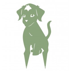 Chiot à piquer 20x36.5 vert...