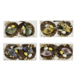 Boite De 2 Nids Oiseaux...