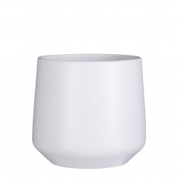 Cache-Pot Amber Rond Blanc...