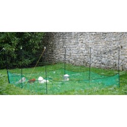 Filet enclos pour poules...
